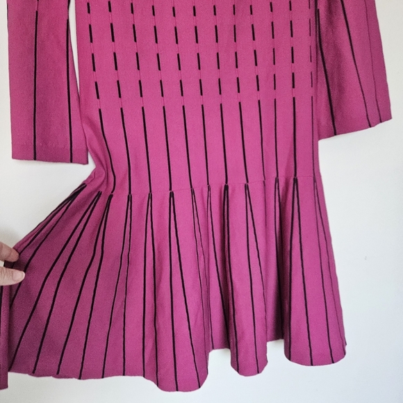 Prabal Gurung Purple Off The Shoulder Dress Size 4 - Picture 4 of 9